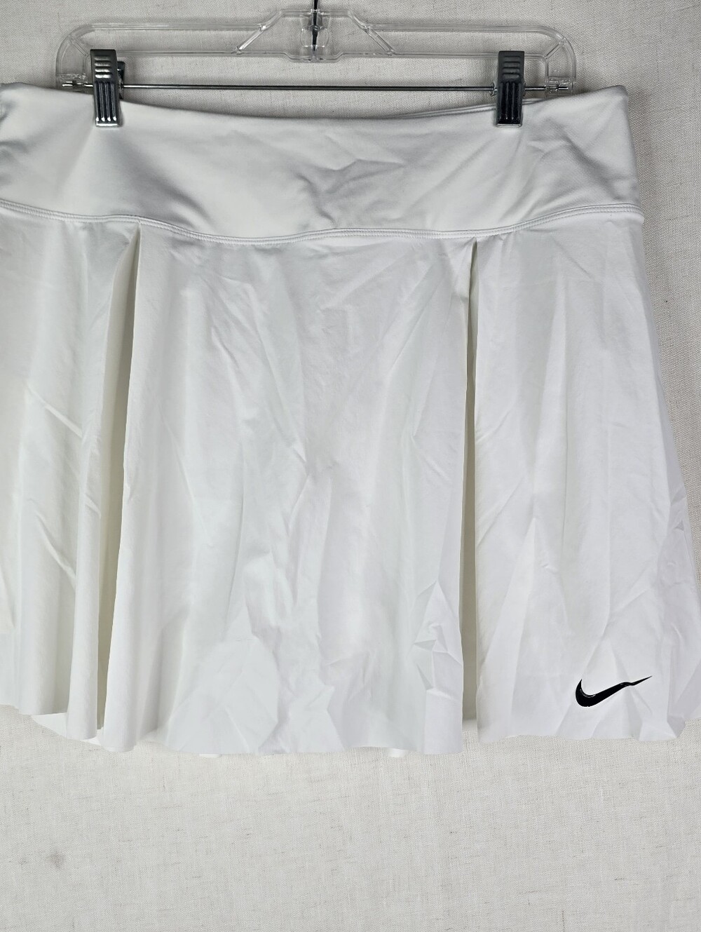 Nike Dri-Fit Advantage Women's Size XL Tennis Golf Skirt White DX1132-100